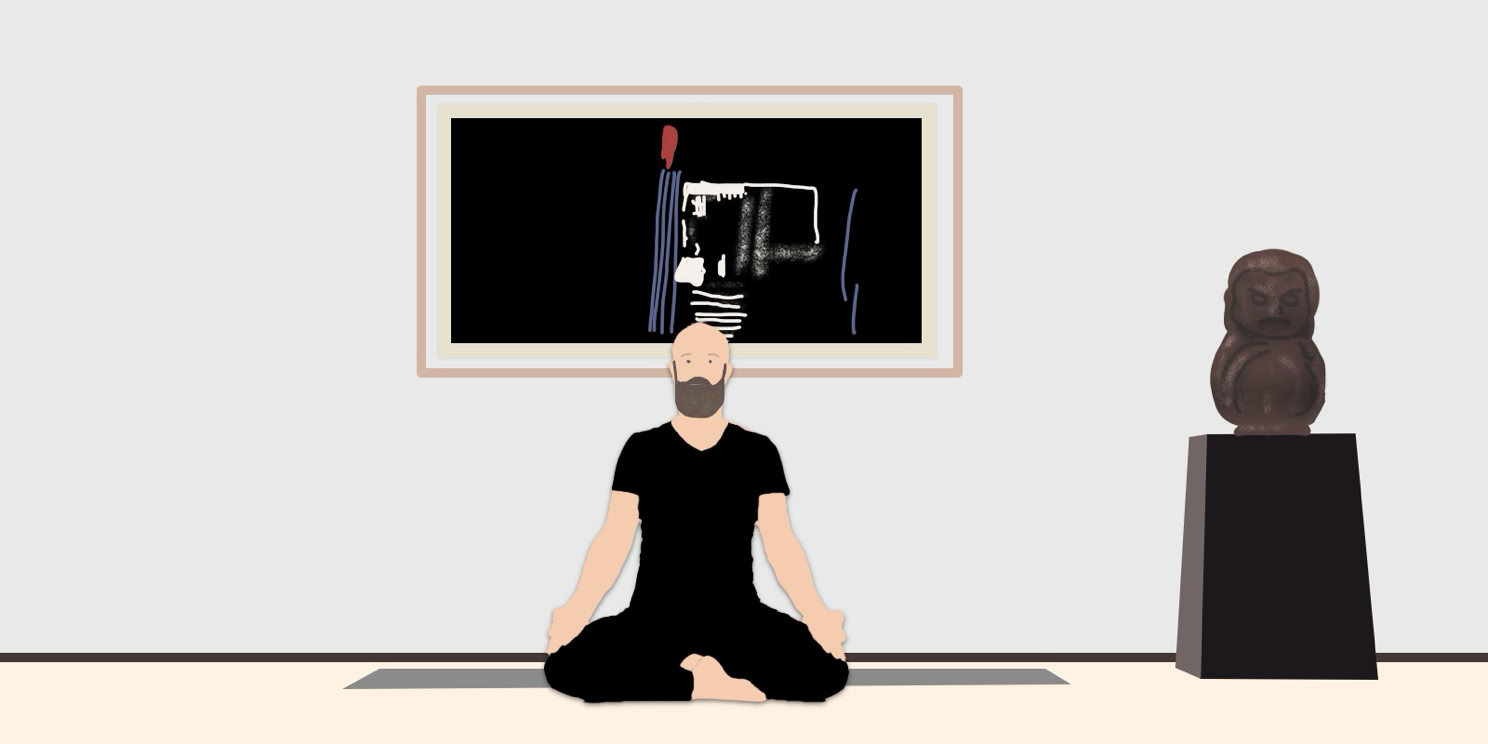 Tekening van de Zendo in Amsterdam de Pijp