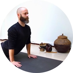 Ieder week yoga met David
